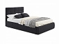 Мягкая кровать Selesta 1200 темная с подъем.механизмом с матрасом PROMO B COCOS - фото №2