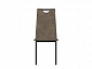 Комплект стульев Орлеан (4 шт), черный велюр коричневый - фото №7