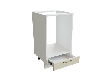 Шкаф НД450 под духовку Ницца БЕЛ/ДУБ/КРЕМ ФД450 - фото №1, 888_ММК-00016119