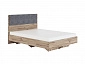 Кровать с настилом Николь 1.1 140х200, серый - фото №2