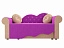 Кровать детская Тедди-2 Правая (170х70), микровельвет - миниатюра