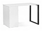 Бэтти Лофт 116х60х75 белый / черный матовый Компьютерный стол - фото №6
