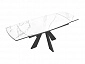 Стол DikLine SKU120 Керамика Белый мрамор/подстолье черное/опоры черные - фото №8