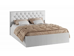 Кровать с настилом ЛДСП Модена МКР-1 160х200, ясень - фото №1