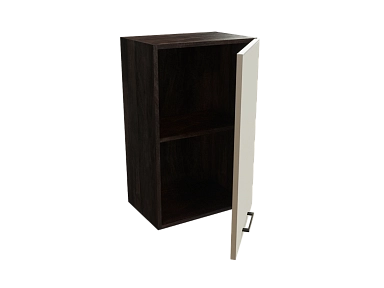 Шкаф В450 с 1-ой дверью Мемфис ДБК/АТЛ/СЕР Ф60 - фото №1, 888_ММК-00001453