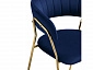 Kamelia 1 dark blue / gold Стул на металлокаркасе - фото №9