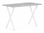 Алеста Лофт 120 25 мм бетон / белый матовый Стол деревянный, металл - миниатюра