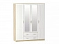 НМ 011.84 Шкаф комбинированный Оливия дуб Сонома/белое дерево - фото №2