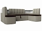 Кухонный п-образный диван Тефида - фото №3