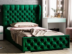 Кровать с подъемным механизмом Франческа 120х200, зеленый - фото №1