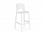 Sim white Барный стул, пластик - миниатюра