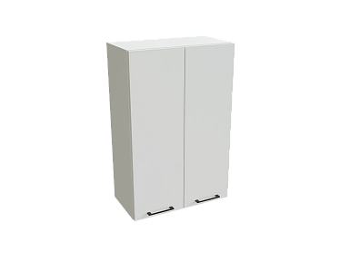 Шкаф В609 с 2-мя дверцами Мемфис БЕЛ/БЕЛ/СОФТ Ф40Н - фото №1, 888_ММК-00001384