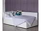 Односпальная кровать-тахта Bonna 900 белый с подъемным механизмом и матрасом ГОСТ - фото №8