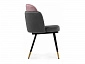 Penelopa dark gray / PINK /  black / gold Стул на металлокаркасе - фото №5