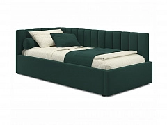 Мягкая кровать Milena 900 изумруд с подъемным механизмом - фото №1, mebel_stock_20286