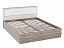 Кровать с мягкой спинкой Прованс (160х200) с ПМ, экокожа - миниатюра