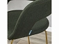 Кресло полубар Hugs тёмно-зеленый/Линк золото - фото №11