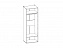 Норвуд 54 Шкаф для одежды c зеркалами, ЛДСП - миниатюра