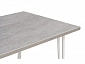 Денвер Лофт 120 25 мм бетон / белый матовый Стол деревянный - фото №5