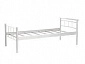 Кровать одинарная 42.25-01 "Токио" (металл белый) - фото №3