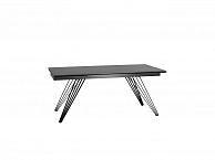 Стол обеденный Stool Group Пандора раскладной 180-280*90 Керамика темная - фото №1