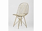 Стул Stool Group Eiffel Золотой/Белая подушка  - фото №7