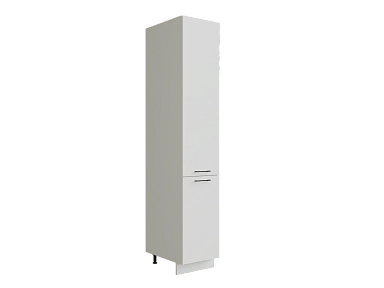 Шкаф П400 с 2-мя дверцами Мемфис БЕЛ/БЕЛ/СОФТ Ф20 - фото №1, 888_ММК-00001437