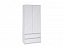 Шкаф для одежды и белья Айден ШК06-900, серый,  - миниатюра