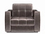 Кресло-кровать Барон 3, вельвет бархатного типа - миниатюра