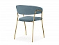 Kamelia 1  light blue /gold Стул на металлокаркасе - фото №6