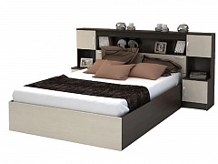 Кровать с прикроватным блоком КР-552 Баско (160х200) - фото №1