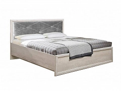 Кровать двуспальная с подъемным механизмом 32.26-02 Сохо (1600) Бетон пайн белый - фото №1