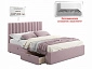 Мягкая кровать Olivia 1600 лиловый с ящиками - фото №3