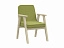 Кресло Сканди, зеленый, микровелюр - миниатюра