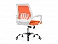 Ergoplus orange / white Компьютерное кресло - фото №7