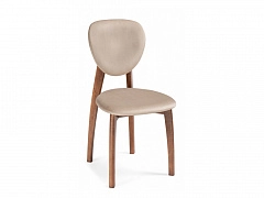 Вакимо ткань tenerife beige / миланский орех Стул деревянный - фото №1, Woodville25453