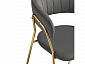 Kamelia 1 dark gray / gold Стул на металлокаркасе - фото №11