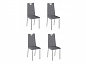 Комплект стульев Орлеан (4 шт), хром рогожка серая - фото №2