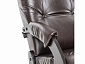 Кресло-качалка Модель 67 Венге, к/з Oregon perlamutr 120 - фото №8