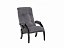 Кресло для отдыха Модель 61 Венге, ткань V 32, ткань велюр - миниатюра