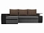 Угловой диван Майами Левый, искусственная кожа, рогожка - миниатюра
