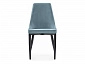 Kora 1 light blue / white / black Стул на металлокаркасе - фото №4