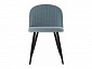 Gabi 1 light blue / black Стул на металлокаркасе - фото №5