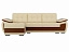 Угловой диван Нестор (Риттэр) Левый, рогожка, экокожа - миниатюра