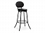Satearant черный полимер / темный мусс Барный стул, искусственная кожа - миниатюра