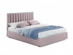 Мягкая кровать Olivia 1400 лиловая с подъемным механизмом - фото №1, mebel_stock_4449