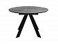 Стол DikLine SKC110 d1100 Керамика Серый мрамор/подстолье черное/опоры черные - фото №8