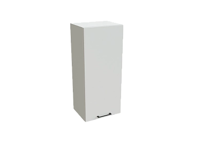 Шкаф В409 с 1-ой дверью Мемфис БЕЛ/БЕЛ/СОФТ Ф20Н - фото №1, 888_ММК-00001374