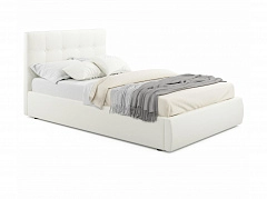 Мягкая кровать Selesta 1200 беж с ортопед.основанием с матрасом АСТРА - фото №1, mebel_stock_2832