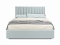 Мягкая кровать Olivia 1400 мята пастель с подъемным механизмом - фото №7